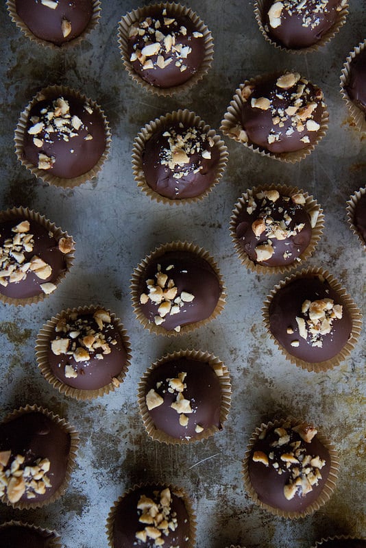 Vegan Chocolate Peanut Butter Truffles