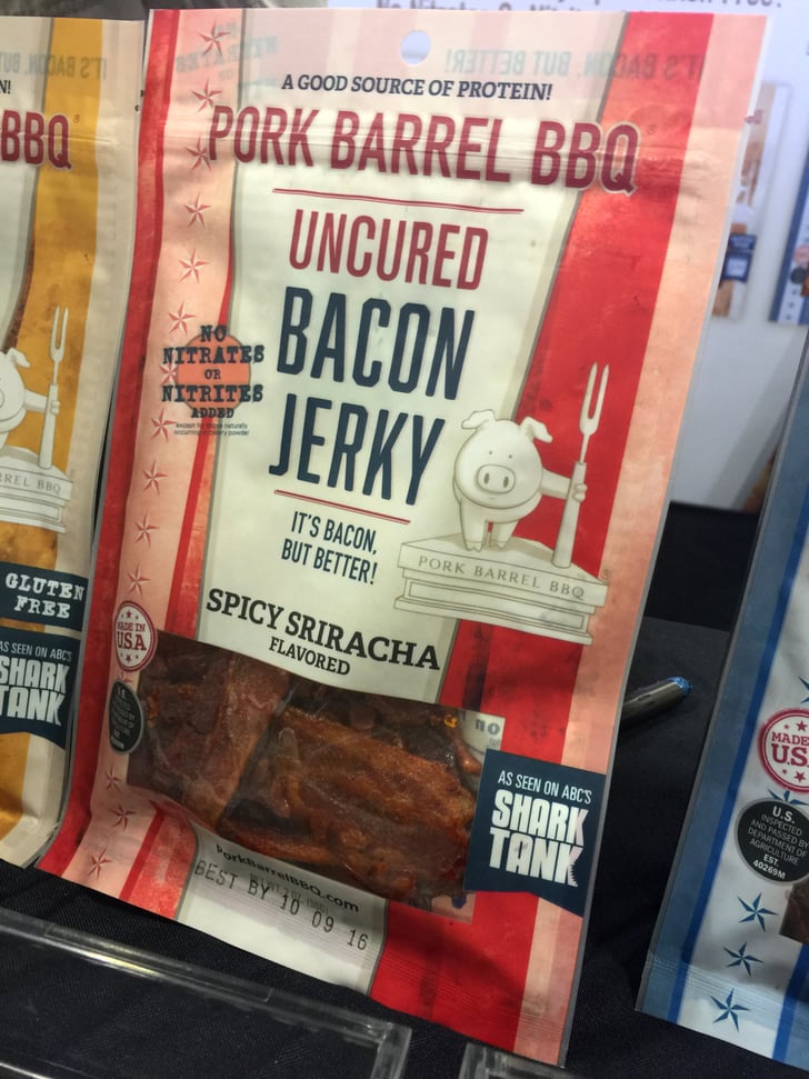 Pork Barrel BBQ Spicy Sriracha Bacon Jerky Best Artisan Snacks 2016