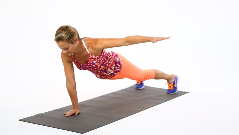 Core: Plank With Lateral Arm Raise