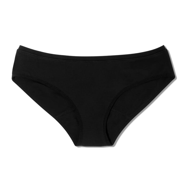 Cora Reusable Period Underwear - Bikini Style - Black - XS