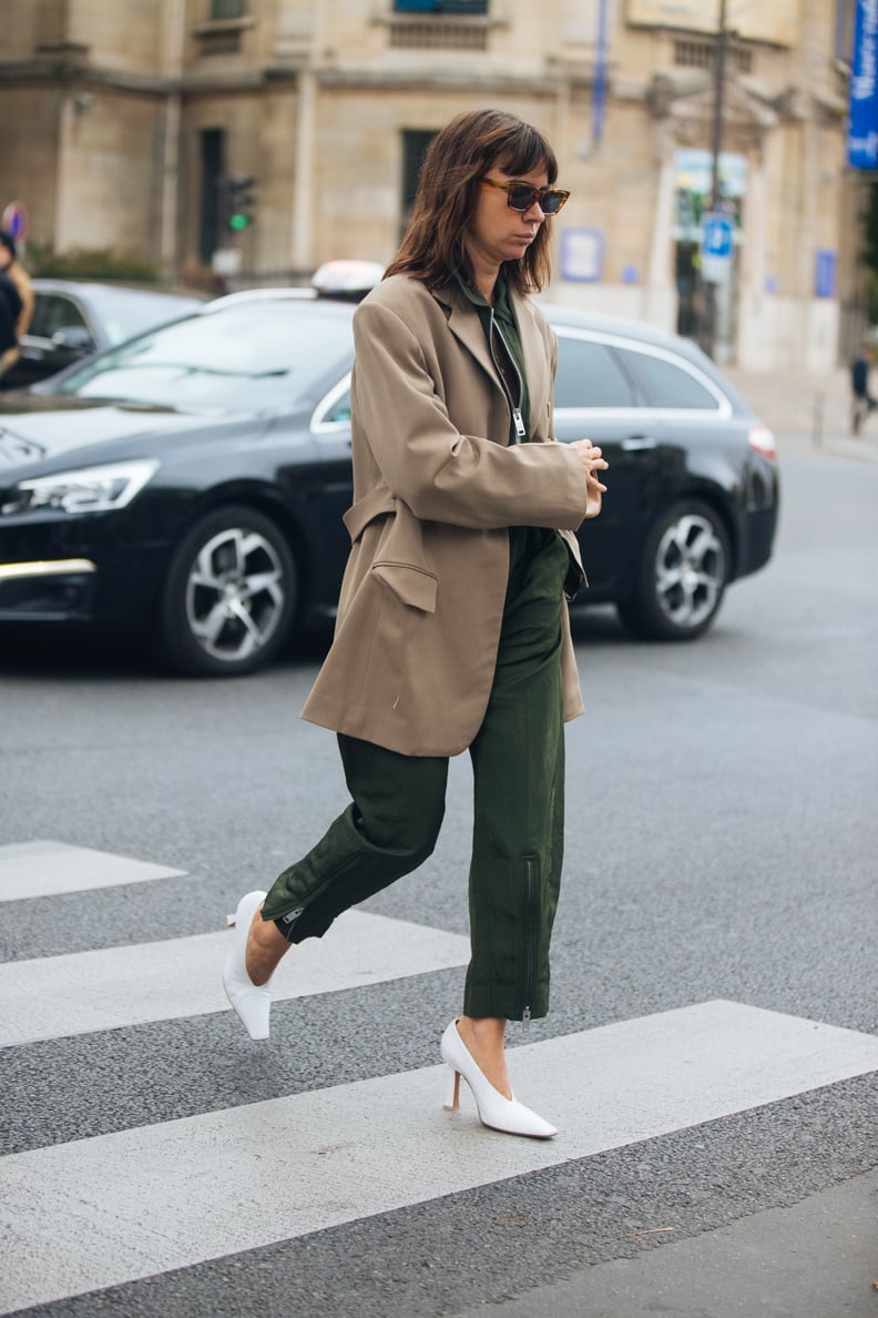Jumpsuit blazer outfit best sale