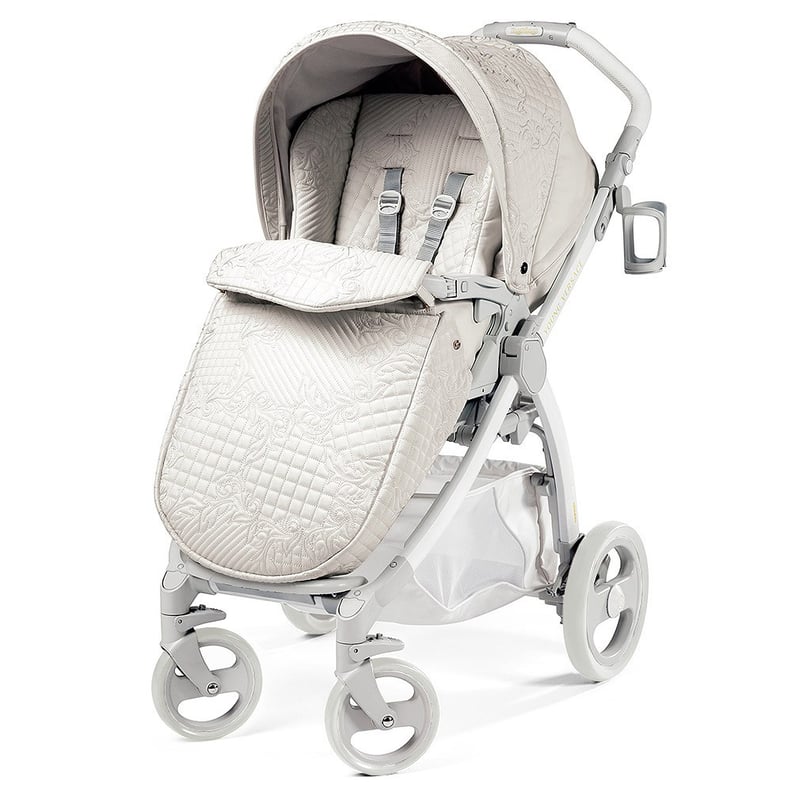 Young Versace White Baby Stroller