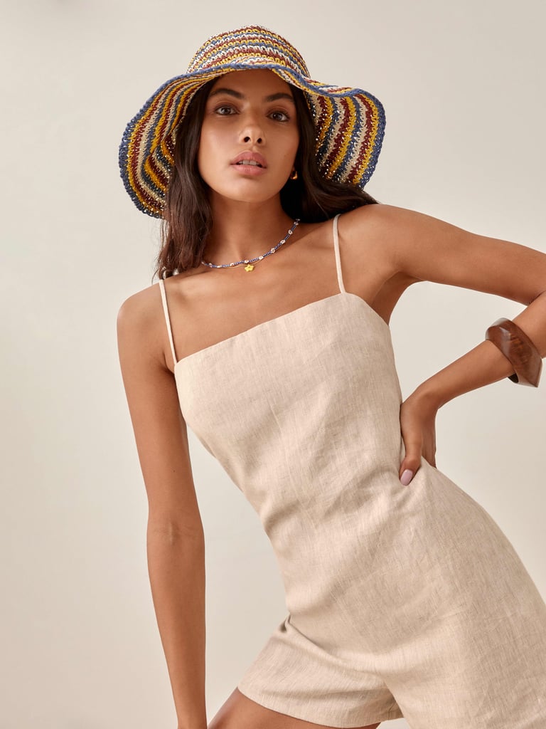 Reformation Camden Linen Romper