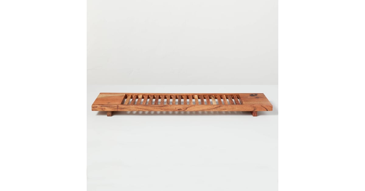 For the Bathroom Hearth & Hand with Magnolia Slatted Wood Bathtub Tray Hearth & Hand With