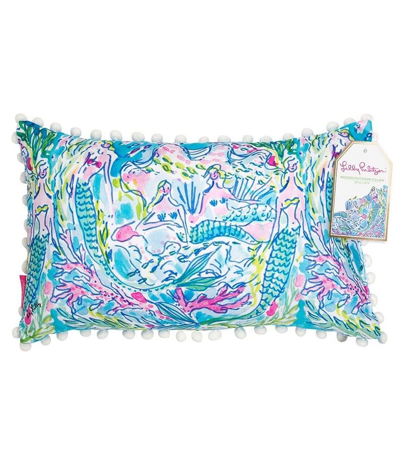 A Palm Beach Mermaid Pillow