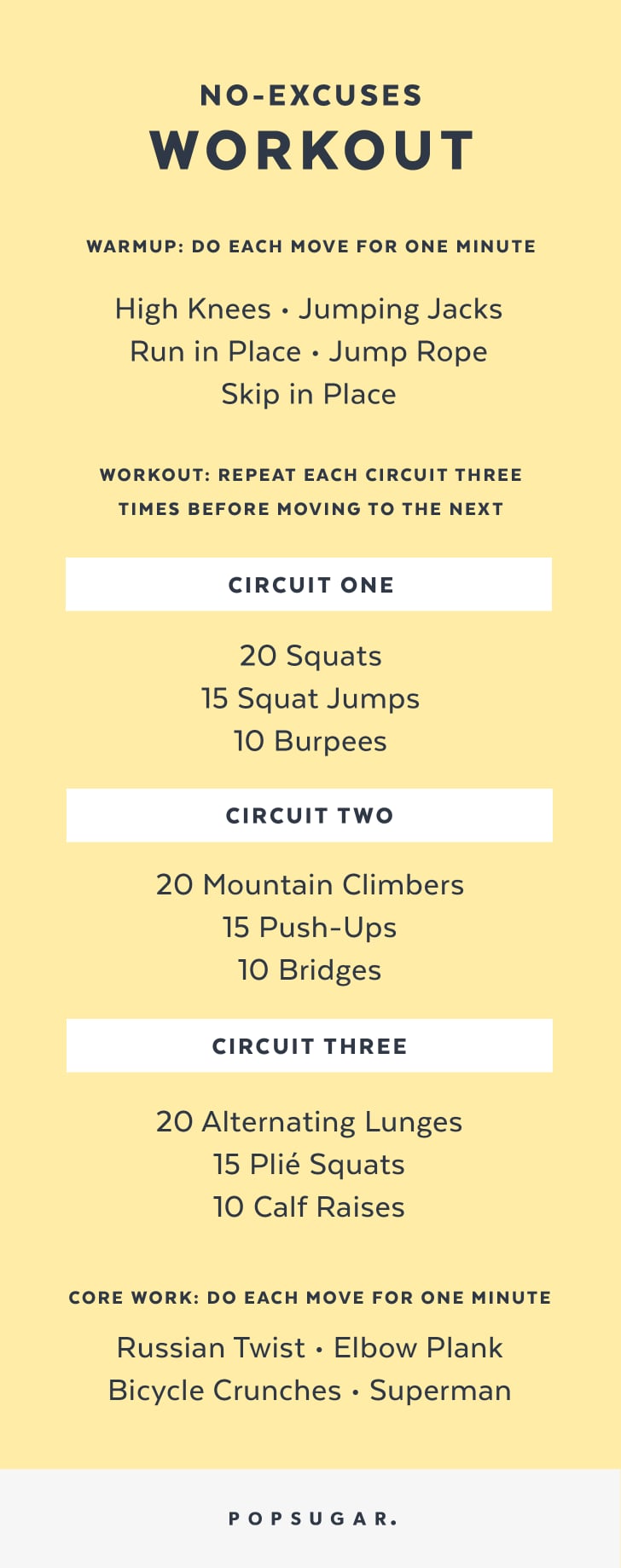 No-Excuses Workout