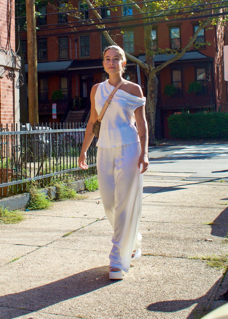 New York Fashion Week Street Style Spring 2024 Trend: White Co-ords