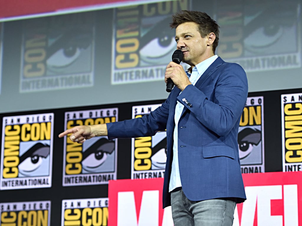 Pictured: Jeremy Renner at San Diego Comic-Con.