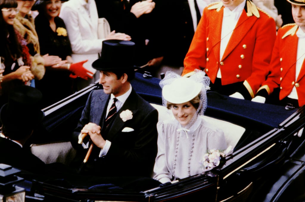 Princess Diana with Prince Charles at the 1981 Royal Ascot