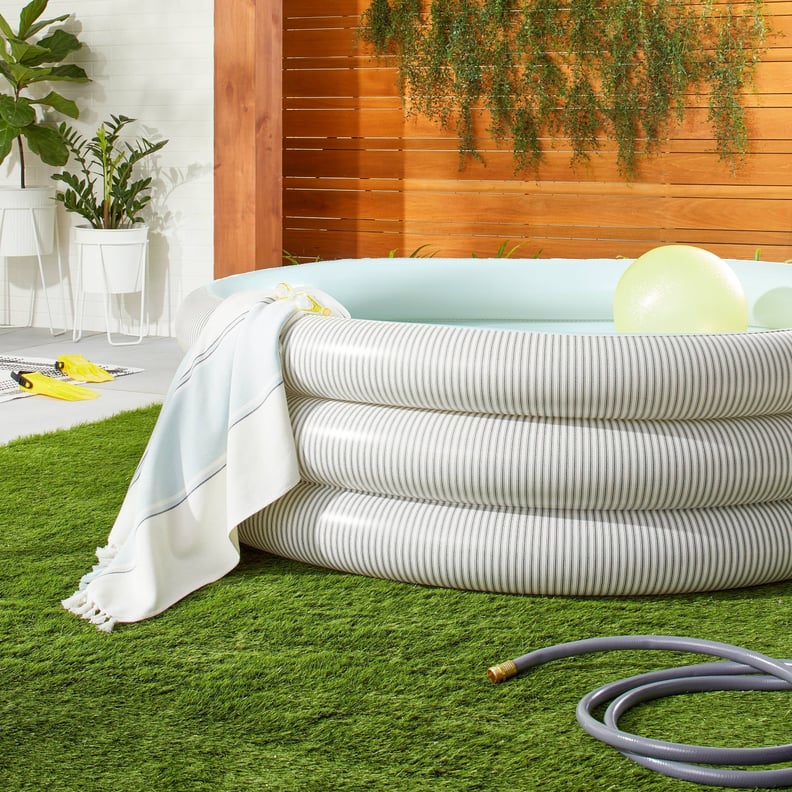 For Hot Days: Hearth & Hand With Magnolia Inflatable Striped Summer Kiddie Pool