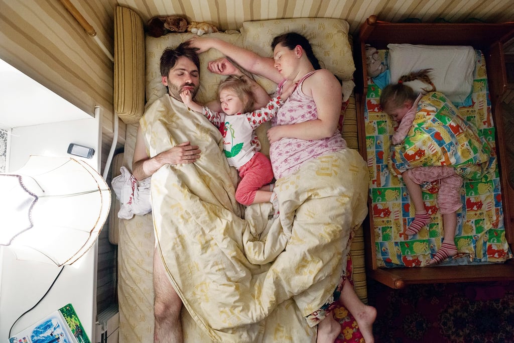 Photographs of Pregnant Women Sleeping