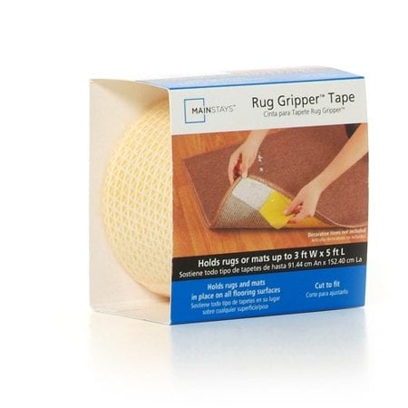 Score your very own roll of Mainstays Rug Gripper Tape ($8 per roll) and prepare to worry about one less thing!