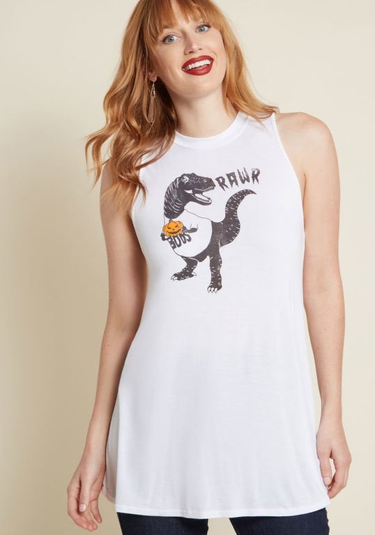 Stop and Scare Graphic Tank Top