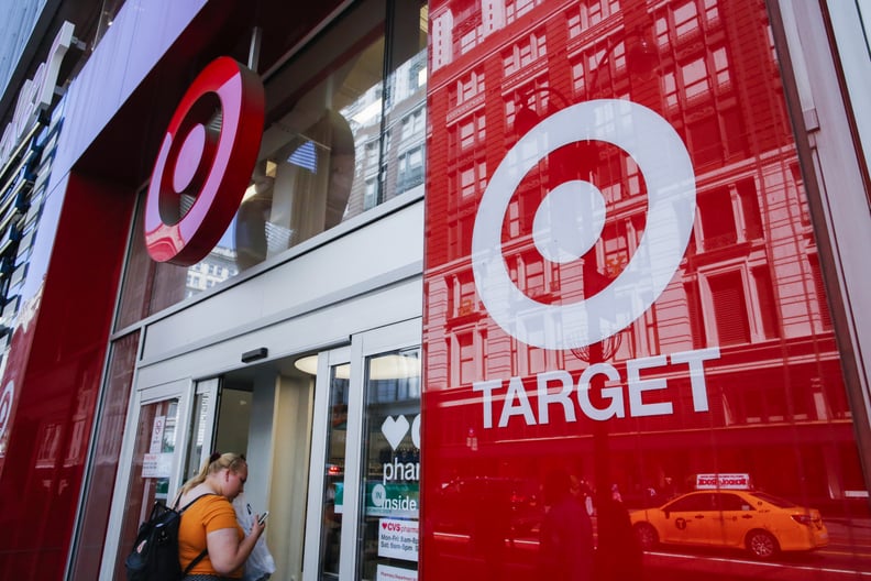 NEW YORK, NY - MAY 21:  A woman enters Target branch store at middle Manhattan on May 21, 2018 in New York, Target is expected on May 23 to report first-quarter earnings per share of $1.38, up from $1.21 in the same quarter a year ago. Target Corporation 