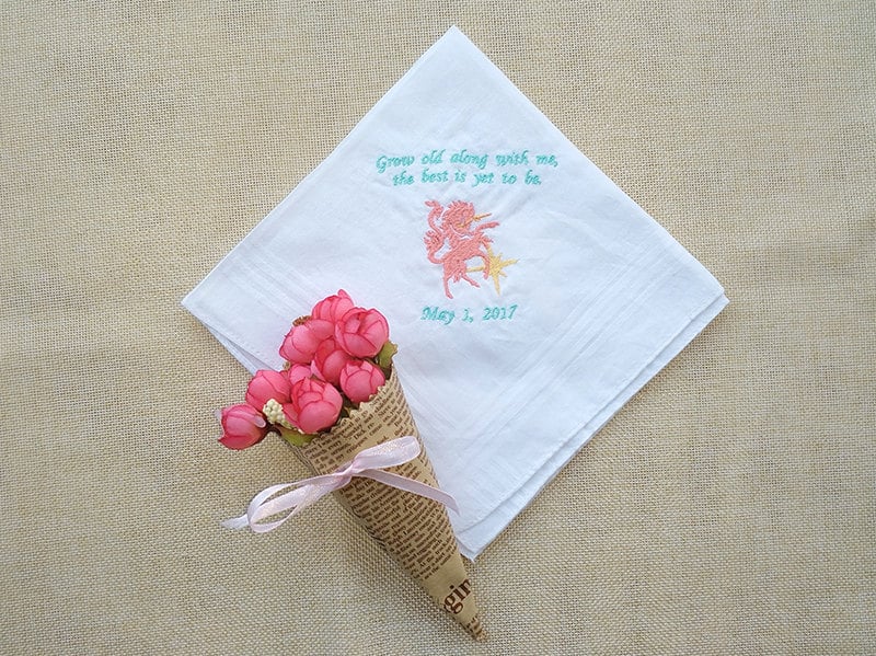 Unicorn Personalized Handkerchief