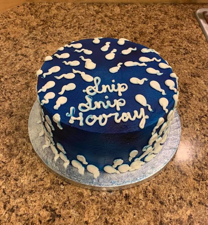 Leah had this cake made.