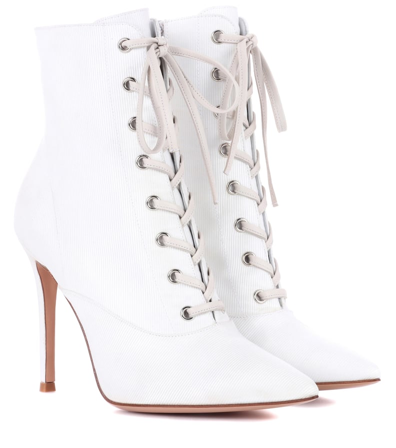 Gianvito Rossi Neville Lace-Up Ankle Boots
