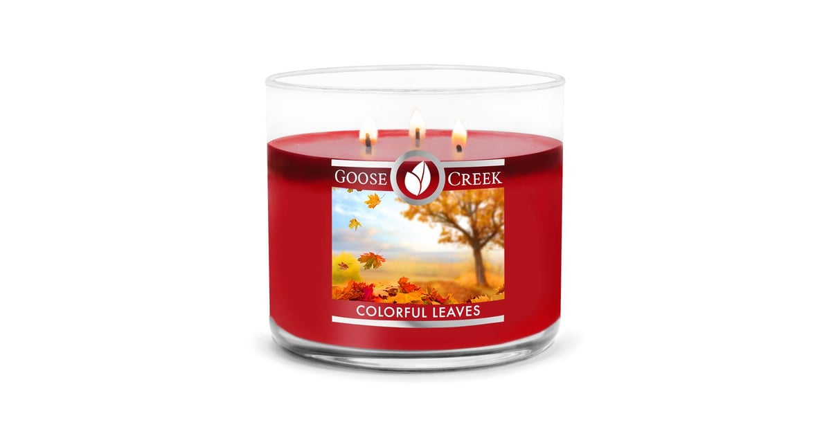 Goose Creek Colorful Leaves Large 3Wick Candle The Best Fall Candles