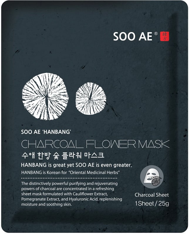 SOO AE Hanbang Charcoal Flower Mask