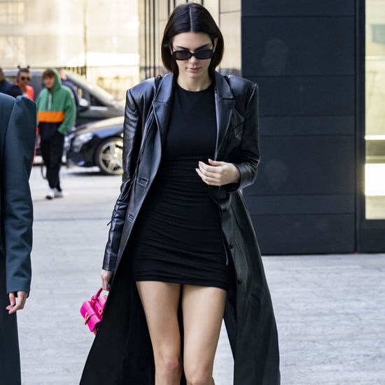 Kendall Jenner's Black Reformation Minidress in Milan