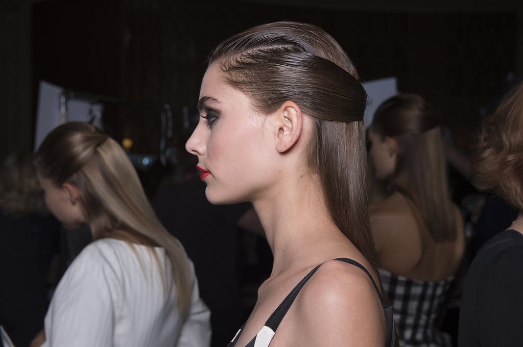 Carolina Herrera Wedding Hair Fashion Week
