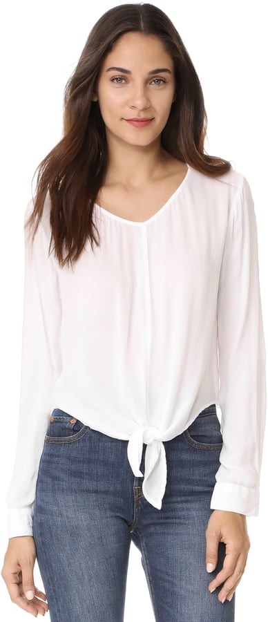 Bella Dahl Tie Front Blouse