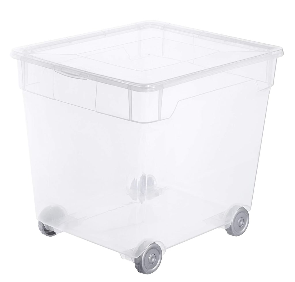 Rotho Clear Box Deep Sweater with Wheels