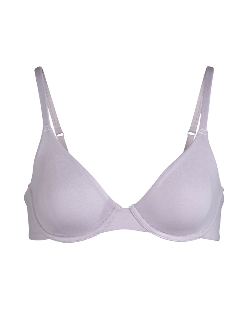 Skims Cotton Underwire Bra in Iris Mica