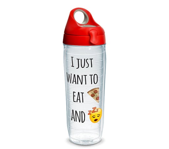 Tervis Emoji Water Bottle "Pizza Phrase"