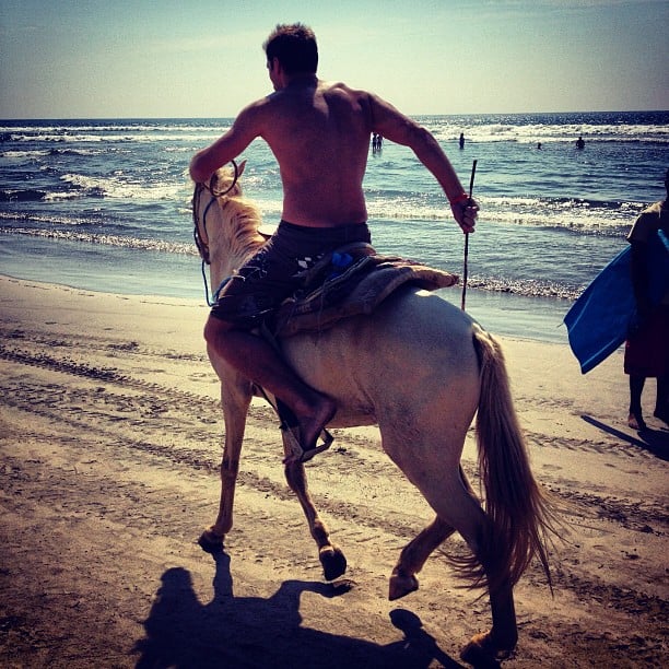 Occasionally, You'll Find Him Shirtless While Riding Horses