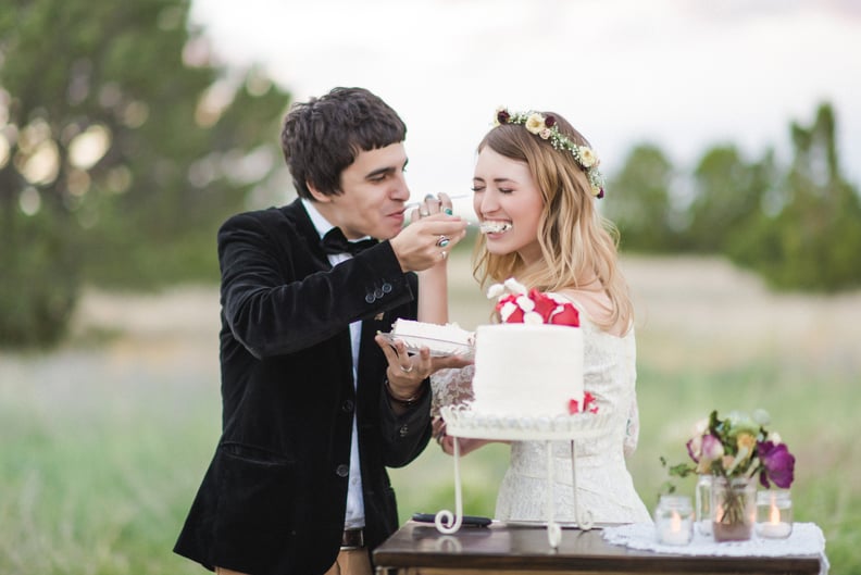 Cake Smooshed in the Face of the Bride (or Groom)