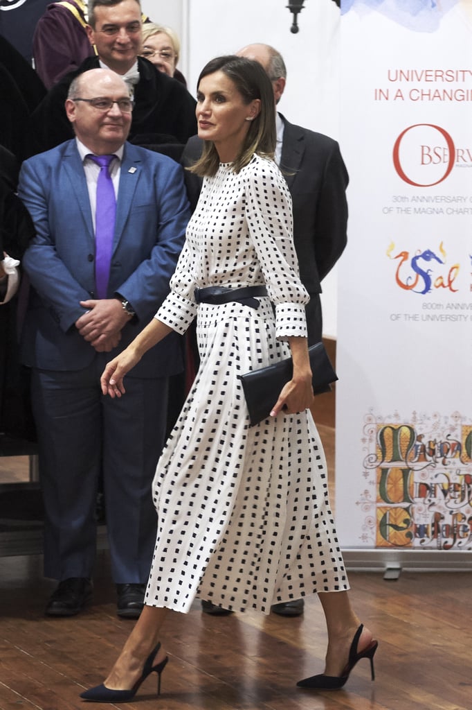Letizia in Massimo Dutti, September 2018