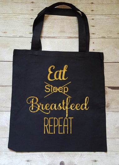 Eat Sleep Breastfeed Repeat Tote