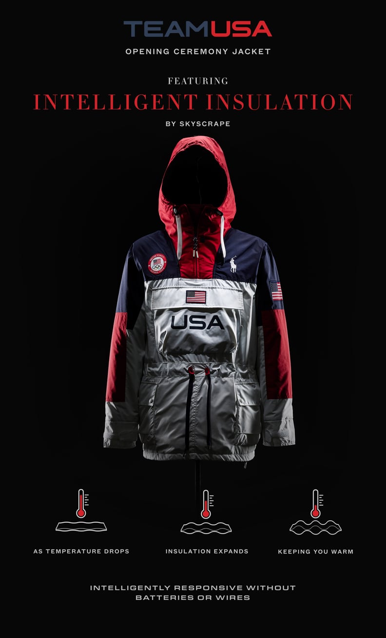 Team USA Winter Opening Ceremony Intelligent Insulation Anorak