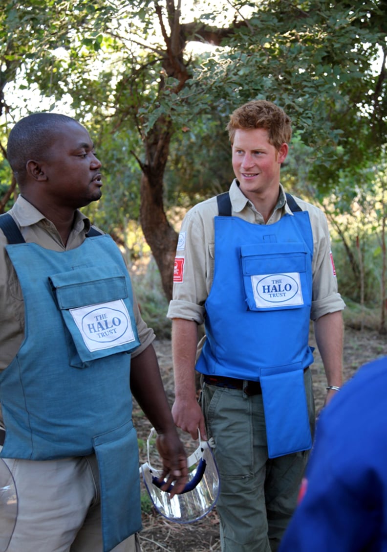 Prince Harry in Cahora Bassa, Mozambique in 2010