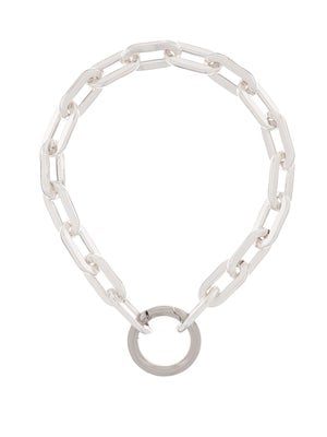 Marques' Almeida Chunky-Chain Silver-Plated Choker
