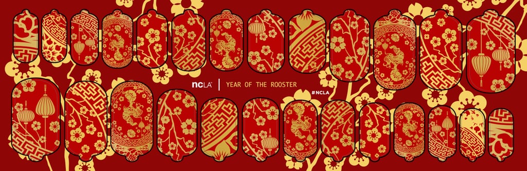 NCLA Chinese New Year Collection Designer Nail Wraps in The Year of the Rooster