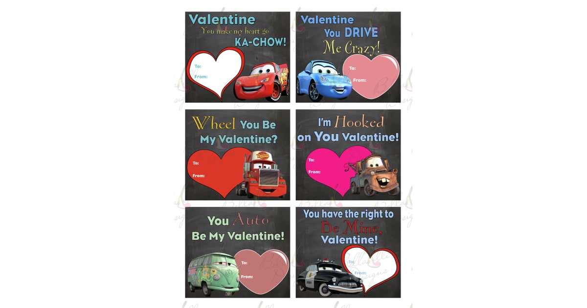 Cars Valentine S Day Cards These 24 Valentines Will Make Every