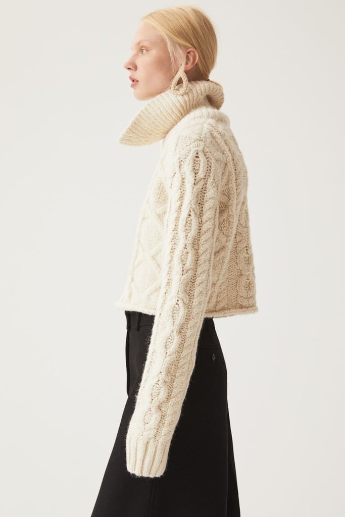 chunky knit wool jumper