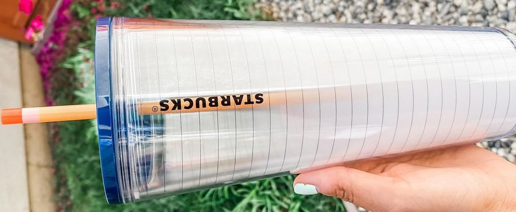 Starbucks Pencil and Paper Cold Cup For Teachers