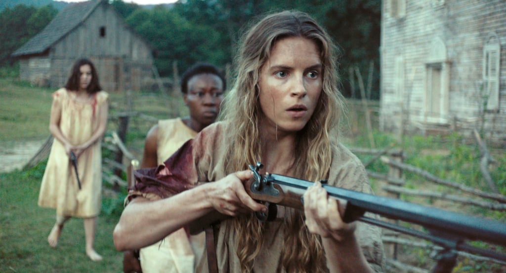 Hailee Steinfeld, Muna Otaru, and Brit Marling take up arms to defend themselves.