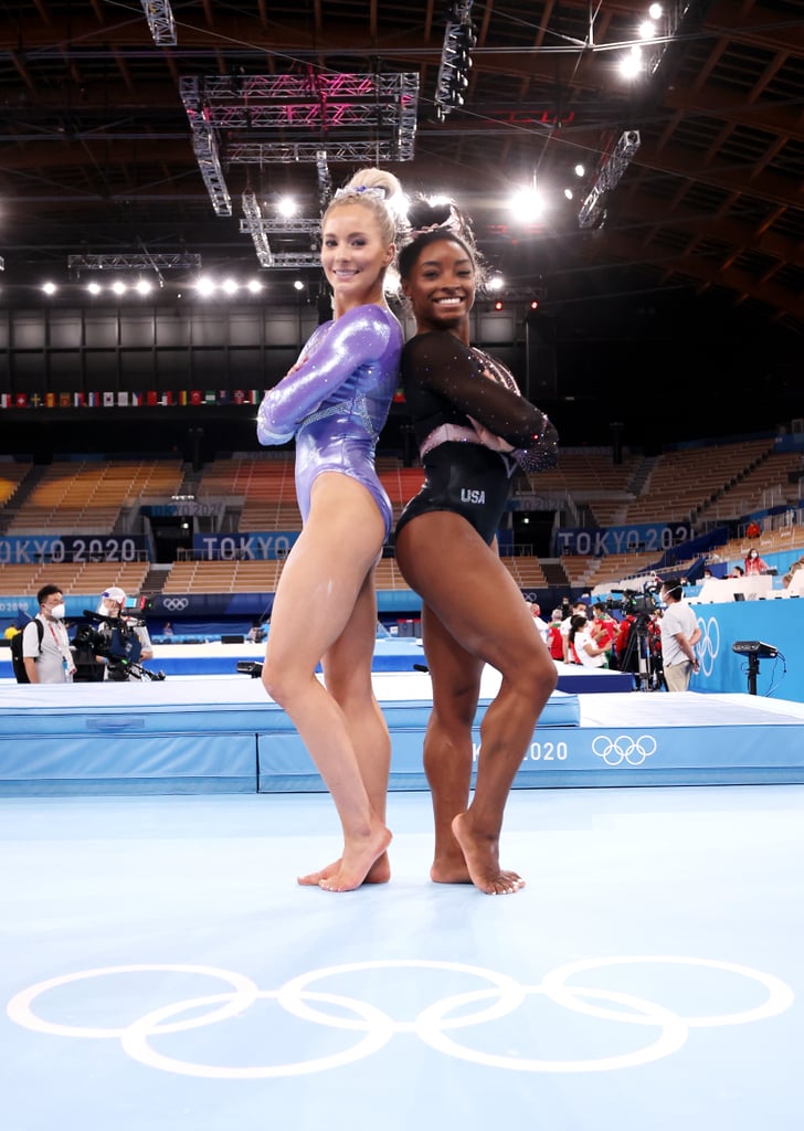 MyKayla Skinner and Simone Biles's Swarovski Leotards