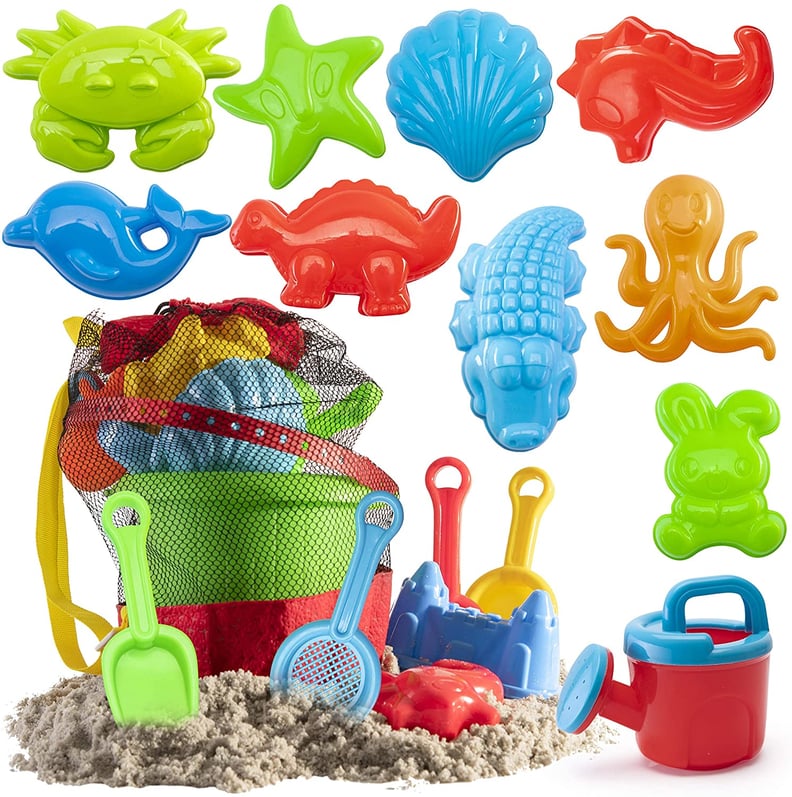 Prextex 19 Piece Sand Toys Set