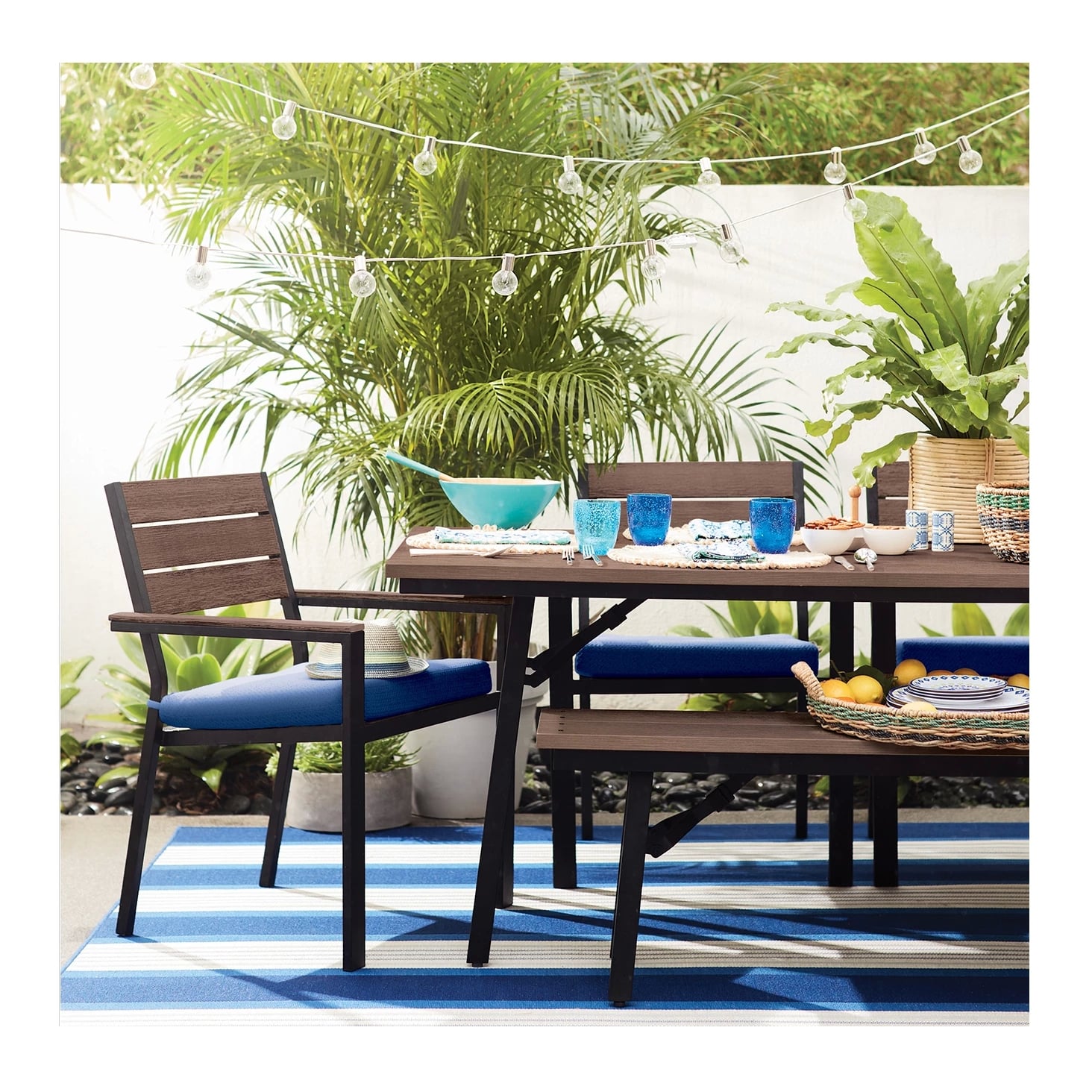 foldable outdoor dining set