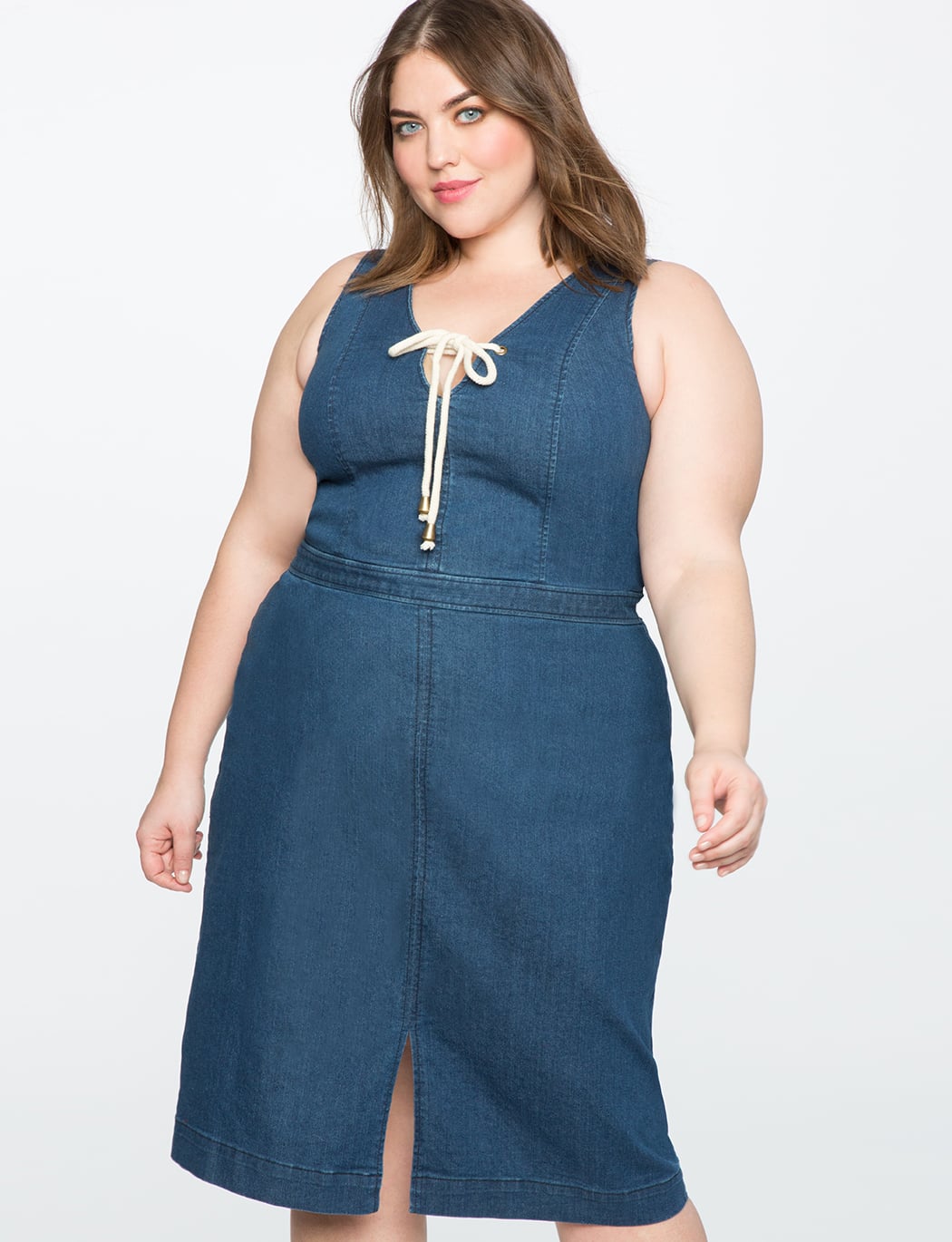 eloquii denim dress
