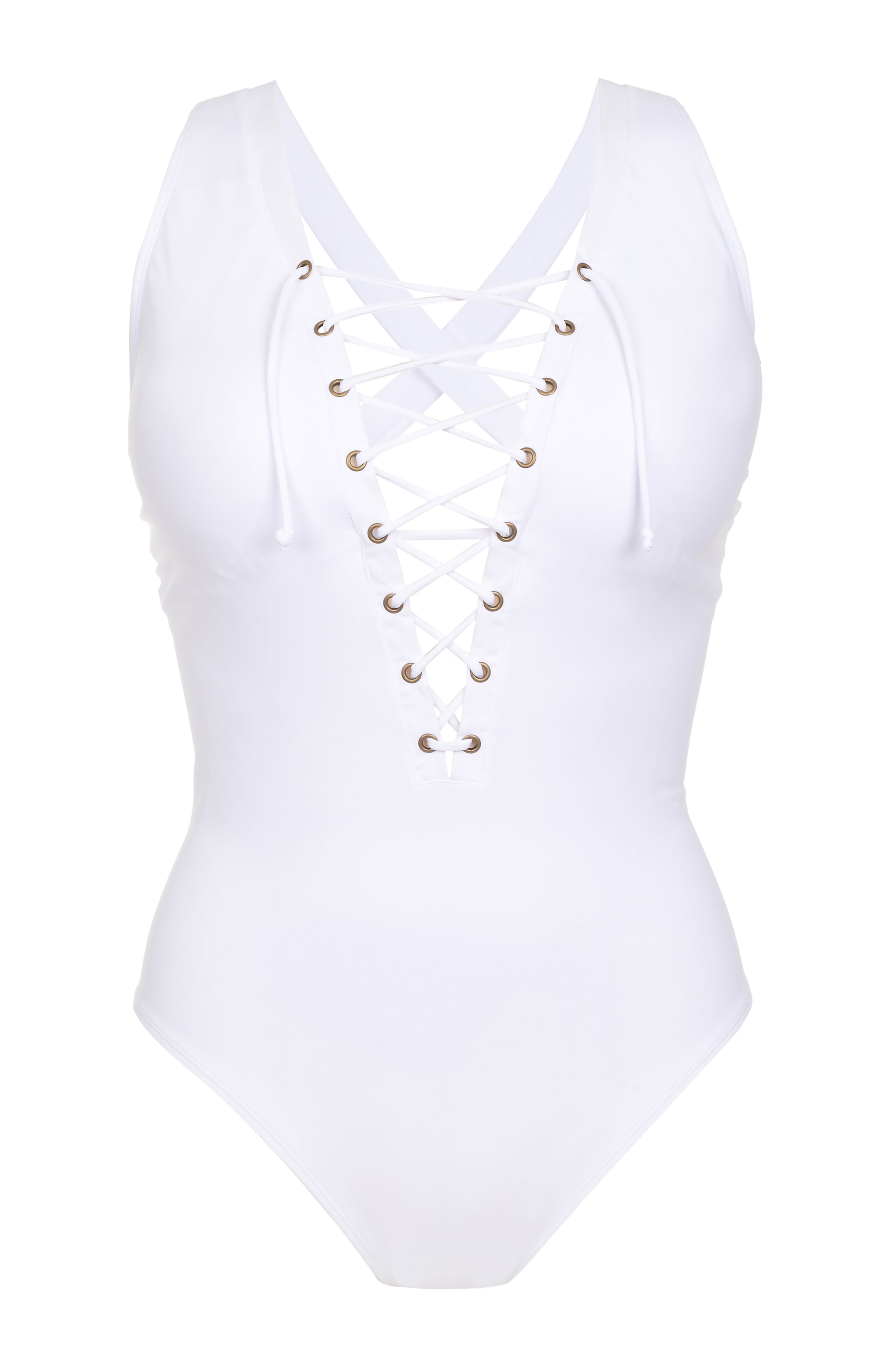 all white swimsuit