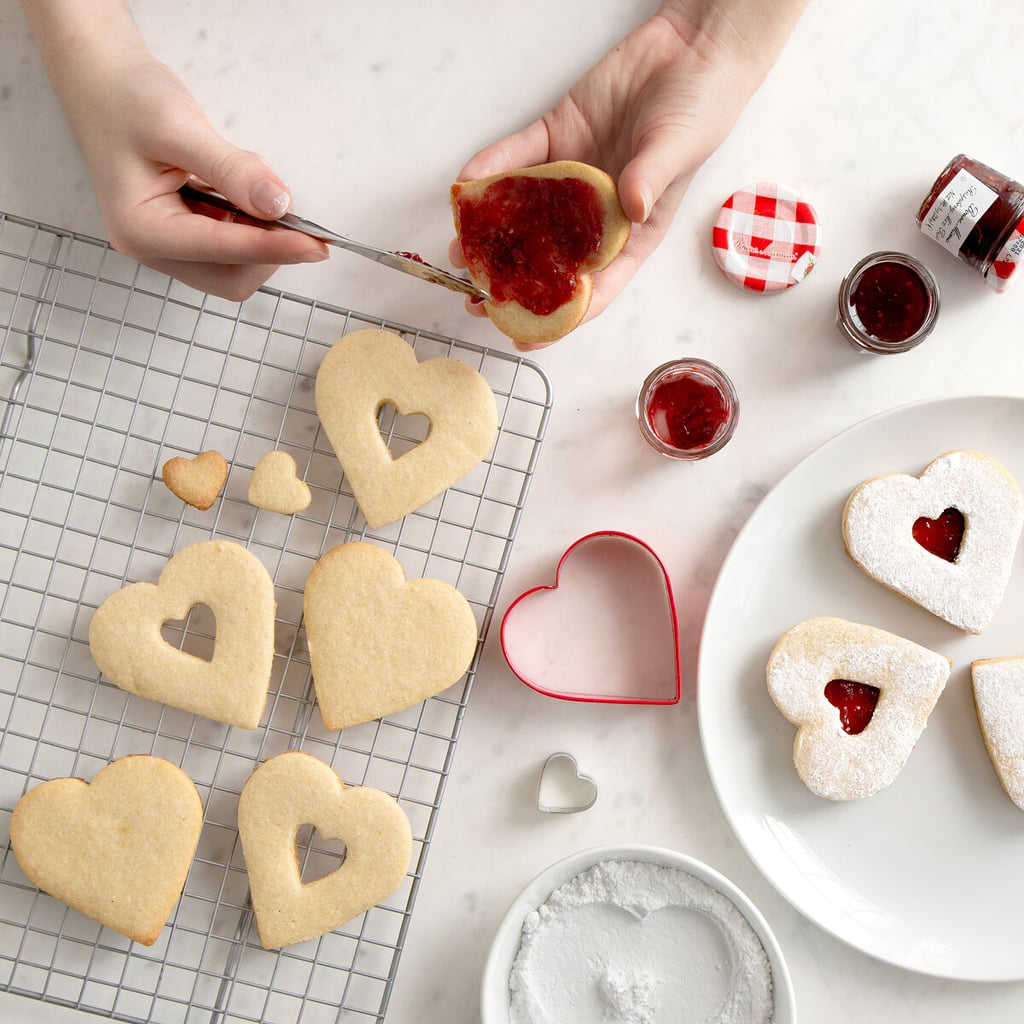 Heart-Shaped Linzer Cookie Baking Kit