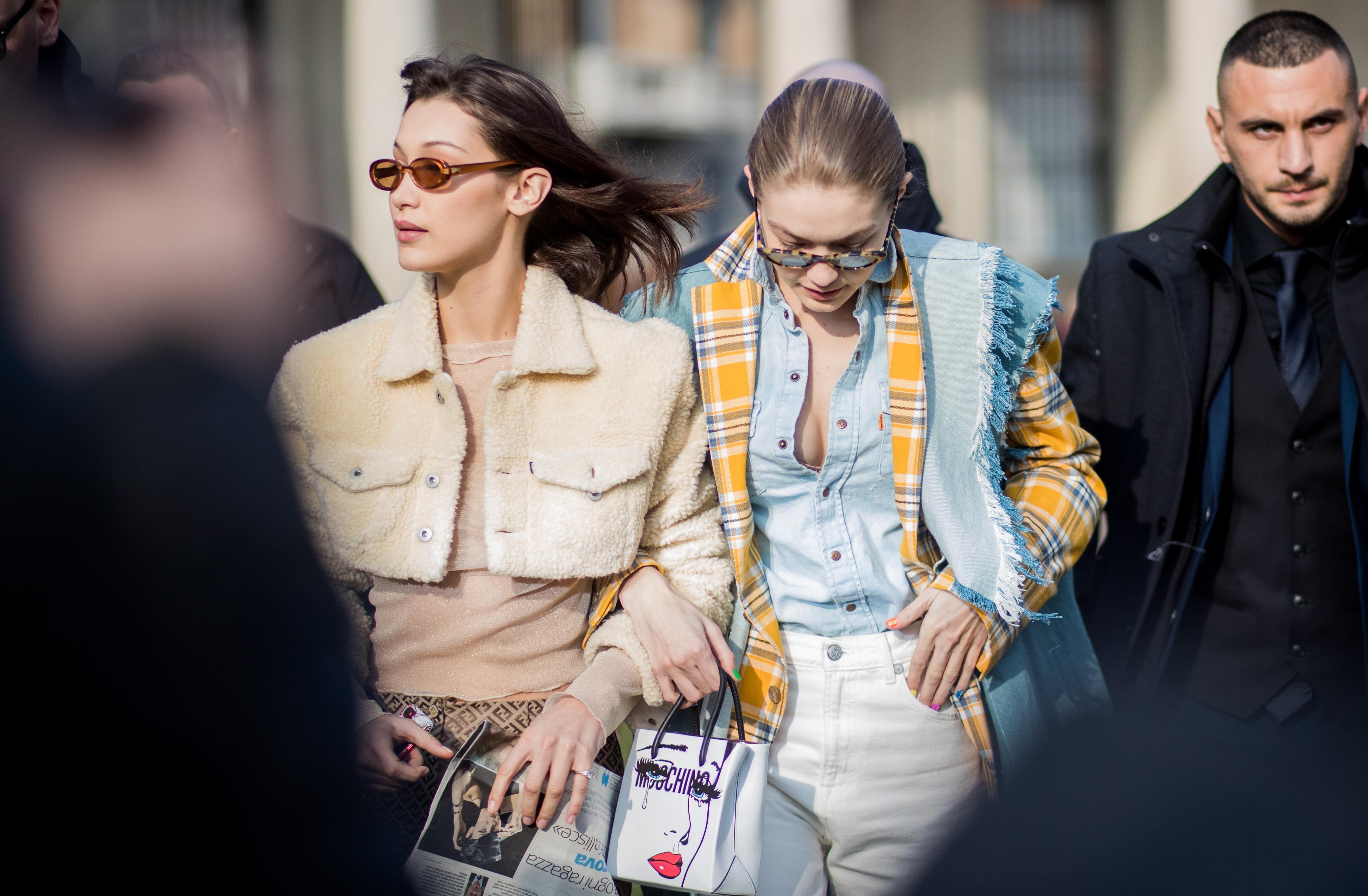 Gigi and Bella Hadid Best Fashion Week Moments Fall 2018 | POPSUGAR Fashion