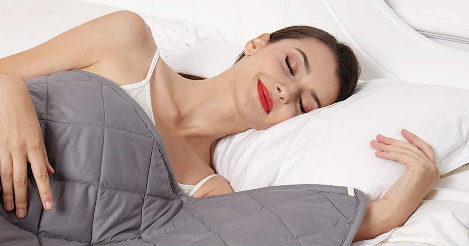 Weighted Blanket Black Friday Sale on Amazon 2019 POPSUGAR Fitness