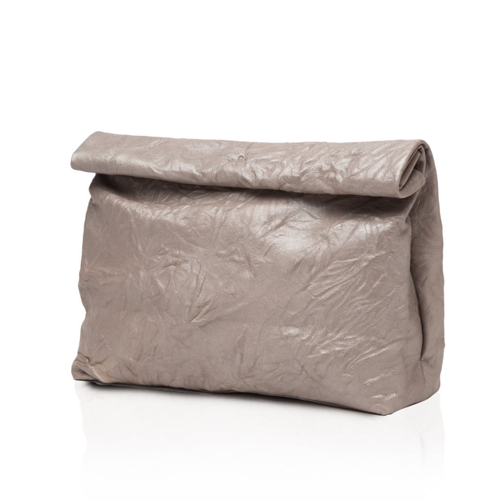 Marie Turnor The Lunch Metallic Gray Bag